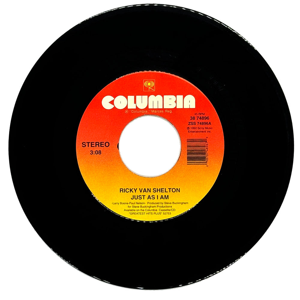 Ricky Van Shelton : JUST AS I AM/ SLAM THAT DOOR