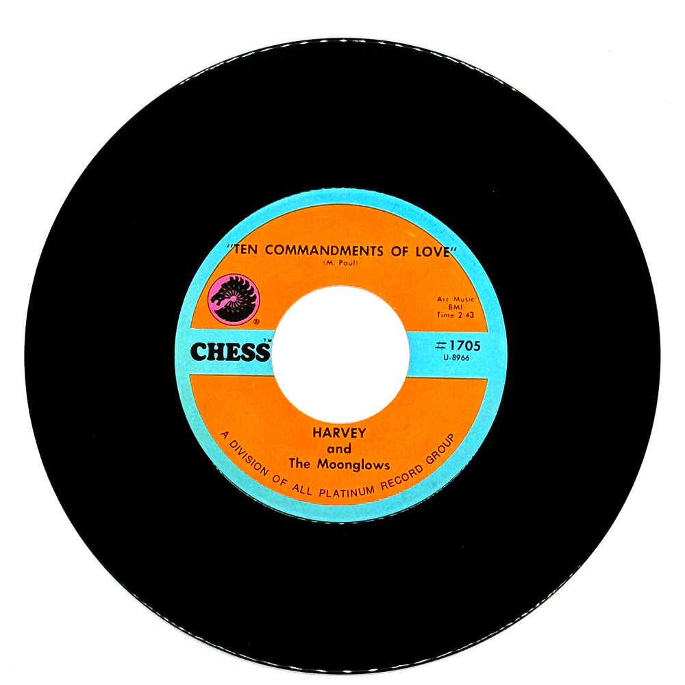 Harvey and The Moonglows : TEN COMMANDMENTS OF LOVE/ MEAN OLD BLUES