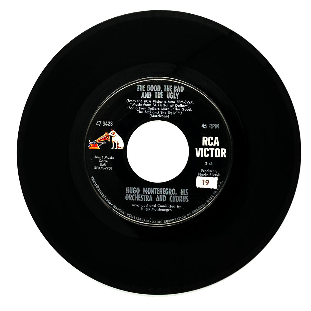 Hugo Montenegro, His Orchestra And Chorus : THE GOOD, THE BAD AND THE UGLY/ MARCH WITH HOPE