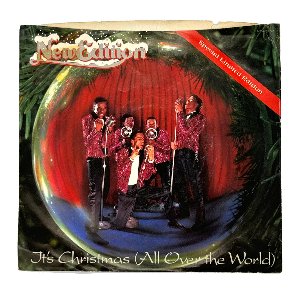 New Edition : IT'S CHRISTMAS ALL OVER THE WORLD/ ALL I WANT FOR CHRISTMAS (IS MY GIRL)