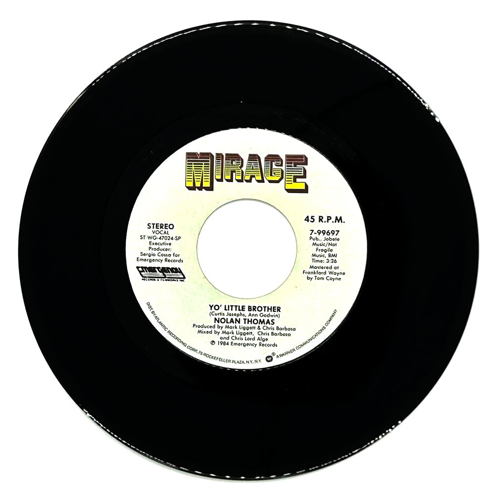 Nolan Thomas : YO' LITTLE BROTHER (VOCAL)/ YO' LITTLE BROTHER (VOCAL/DUB)