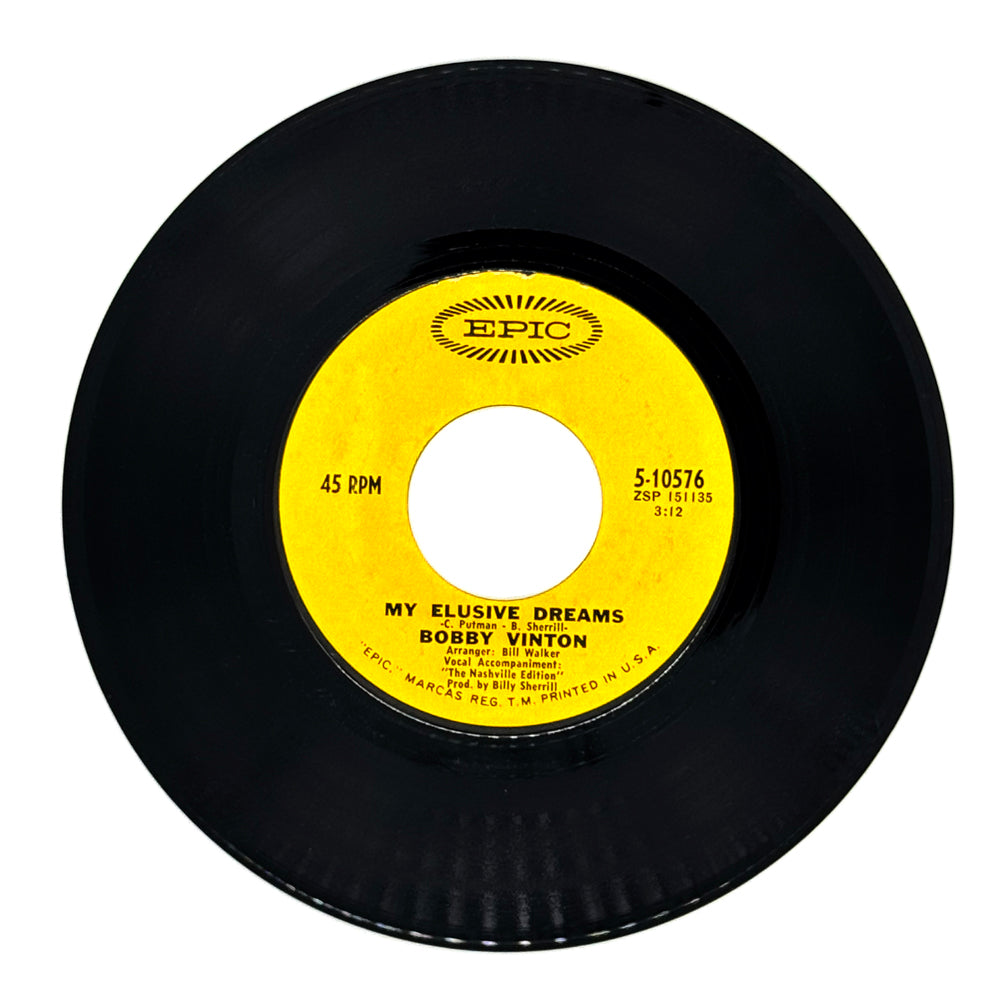 Bobby Vinton : MY ELUSIVE DREAMS/ OVER AND OVER