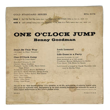 Load image into Gallery viewer, • Benny Goodman : ONE O&#39;CLOCK JUMP EP
