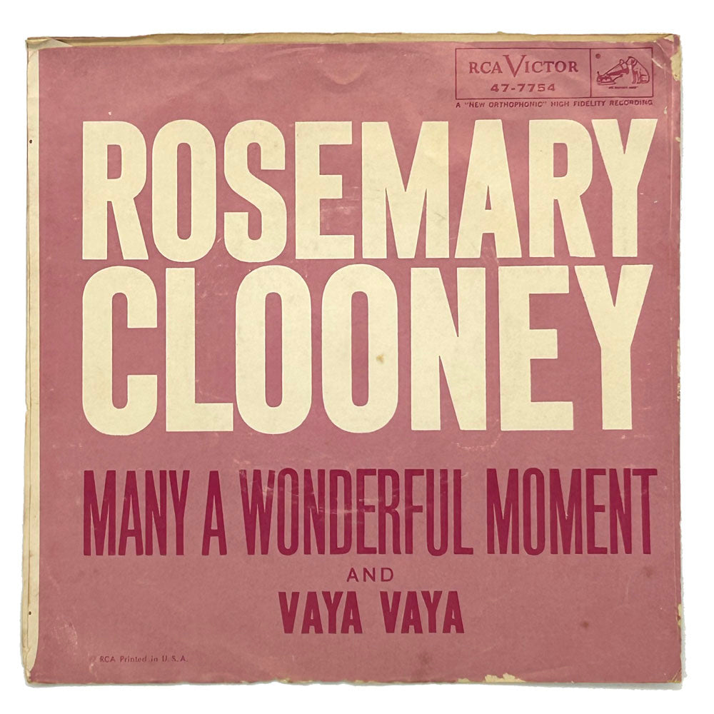 Rosemary Clooney : MANY A WONDERFUL MOMENT/ VAYA VAYA