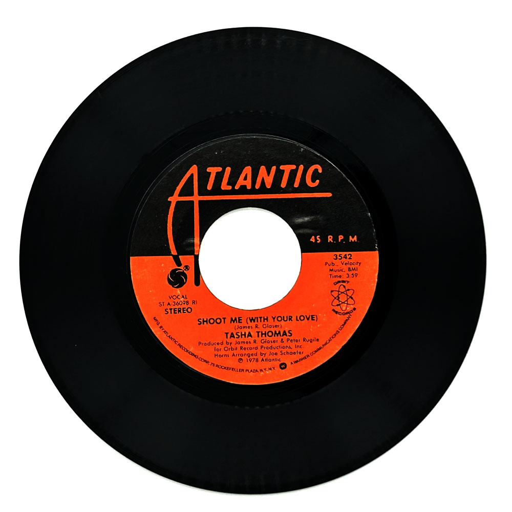 Tasha Thomas : SHOOT ME (WITH YOUR LOVE)/ SHOOT ME (WITH YOUR LOVE) INSTRUMENTAL