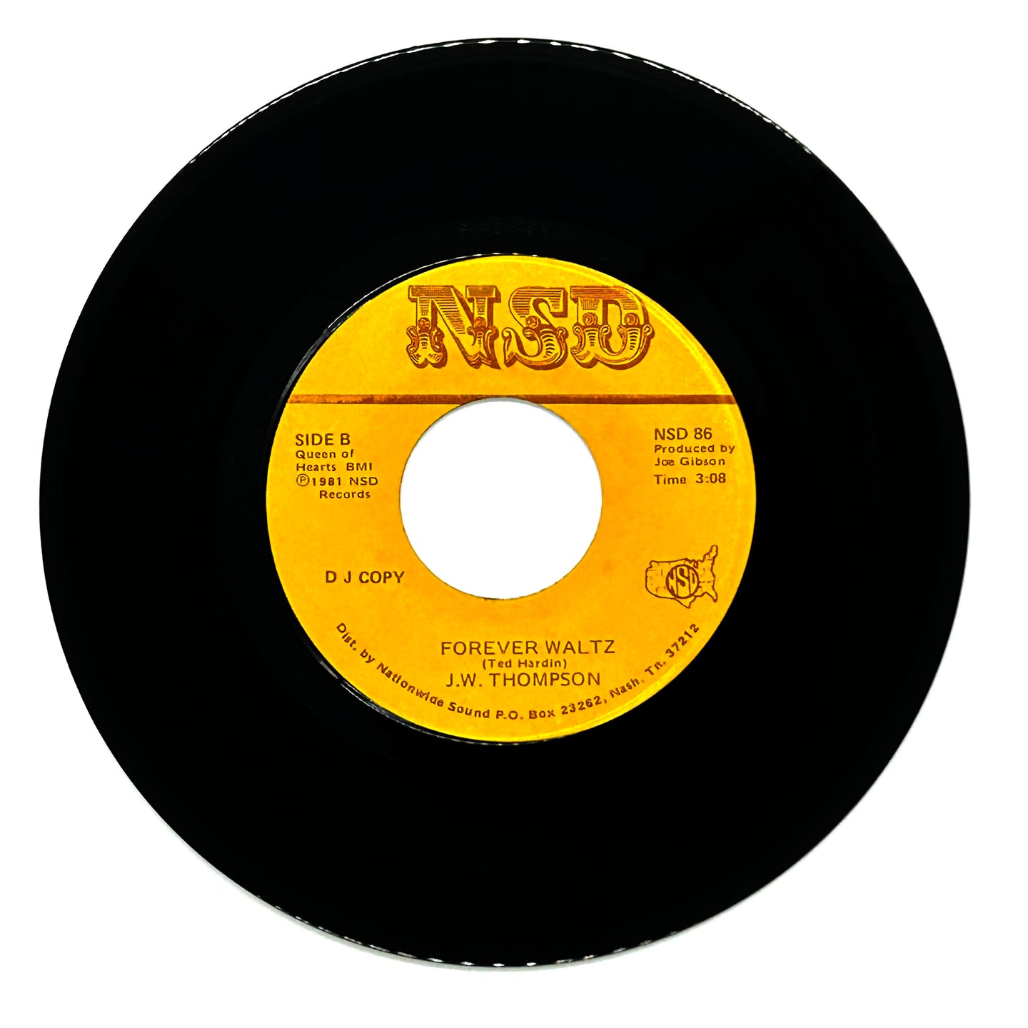 J.W. Thompson : FOREVER WALTZ/ TAKE THESE CHAINS FROM MY HEART