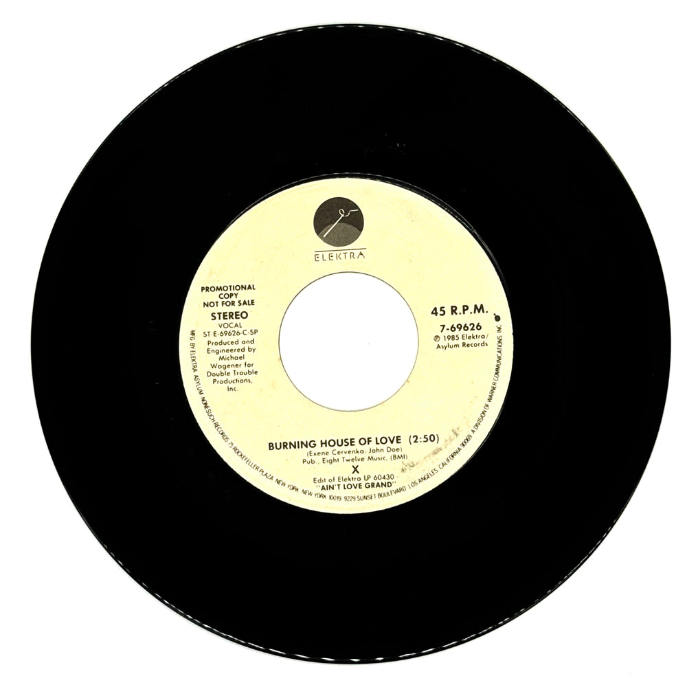 X : BURNING HOUSE OF LOVE/ BURNING HOUSE OF LOVE