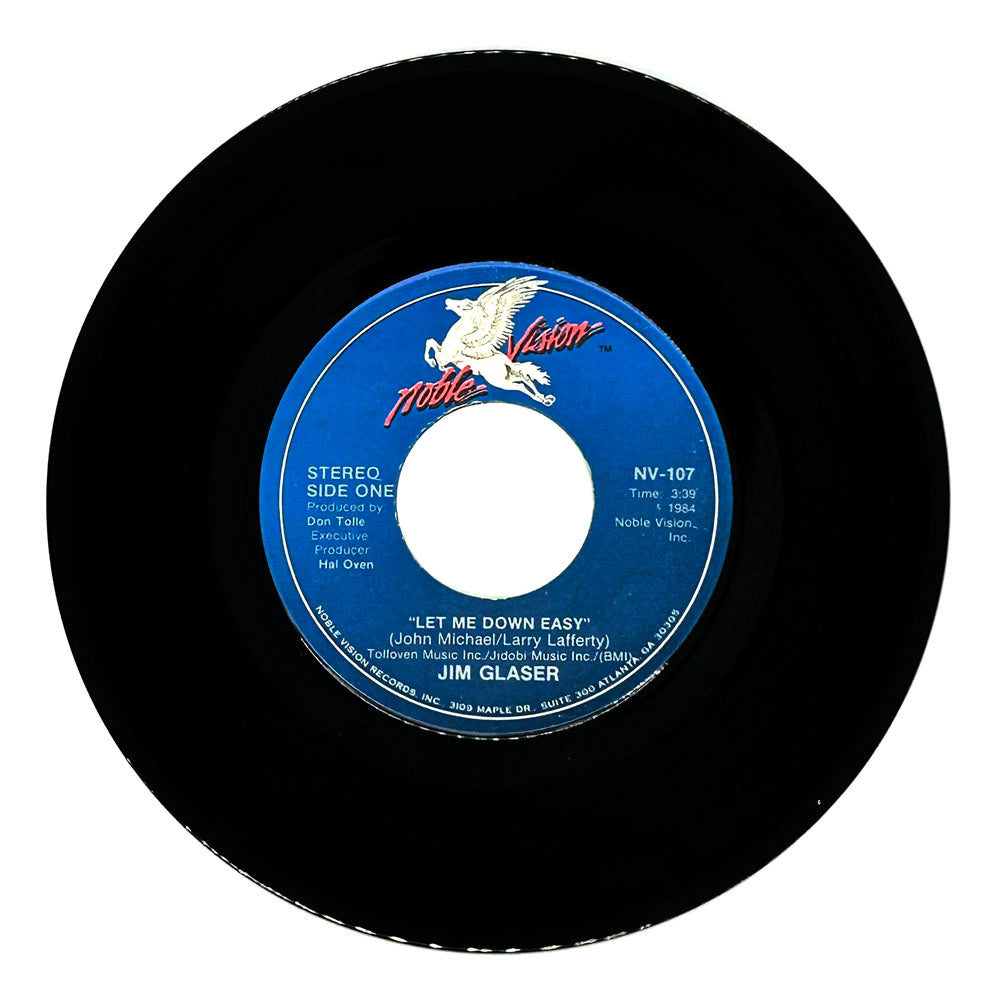 Jim Glaser : LET ME DOWN EASY/ I'D LOVE TO SEE YOU AGAIN