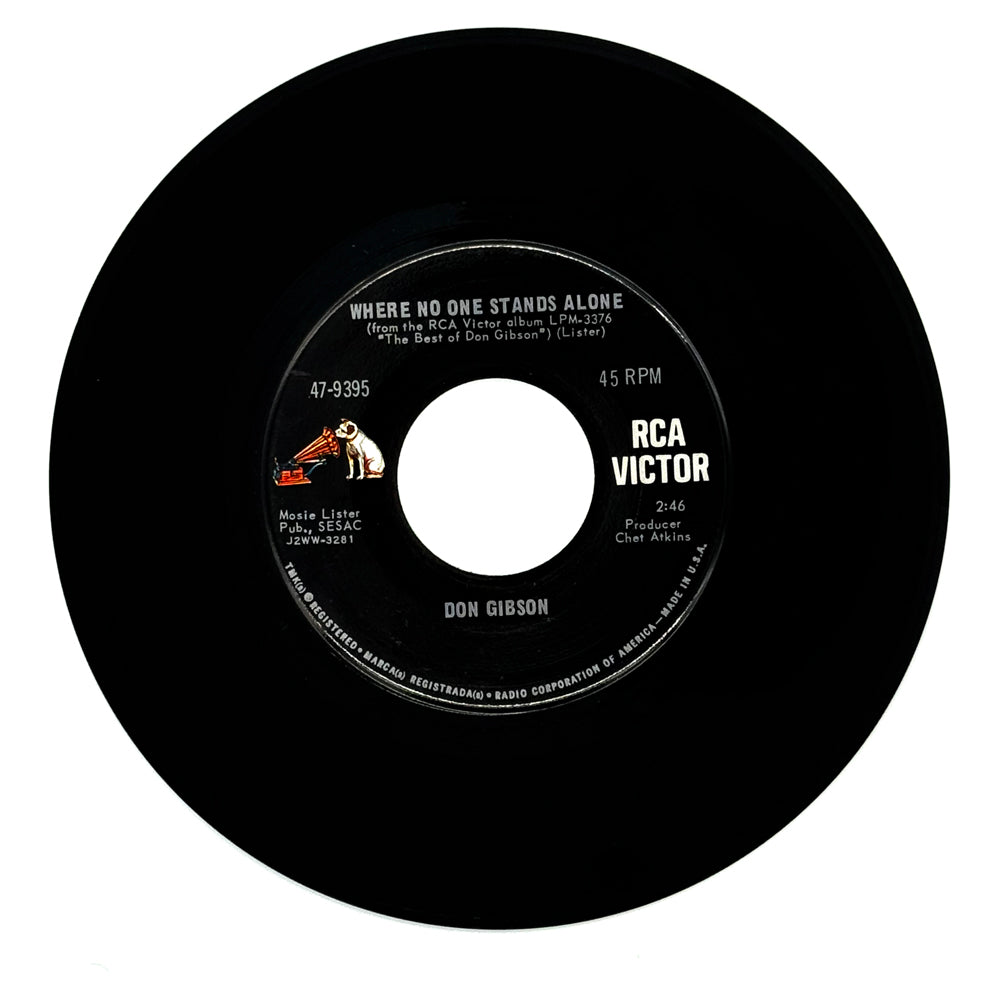 Don Gibson : WHERE NO ONE STANDS ALONE/ SATISFIED
