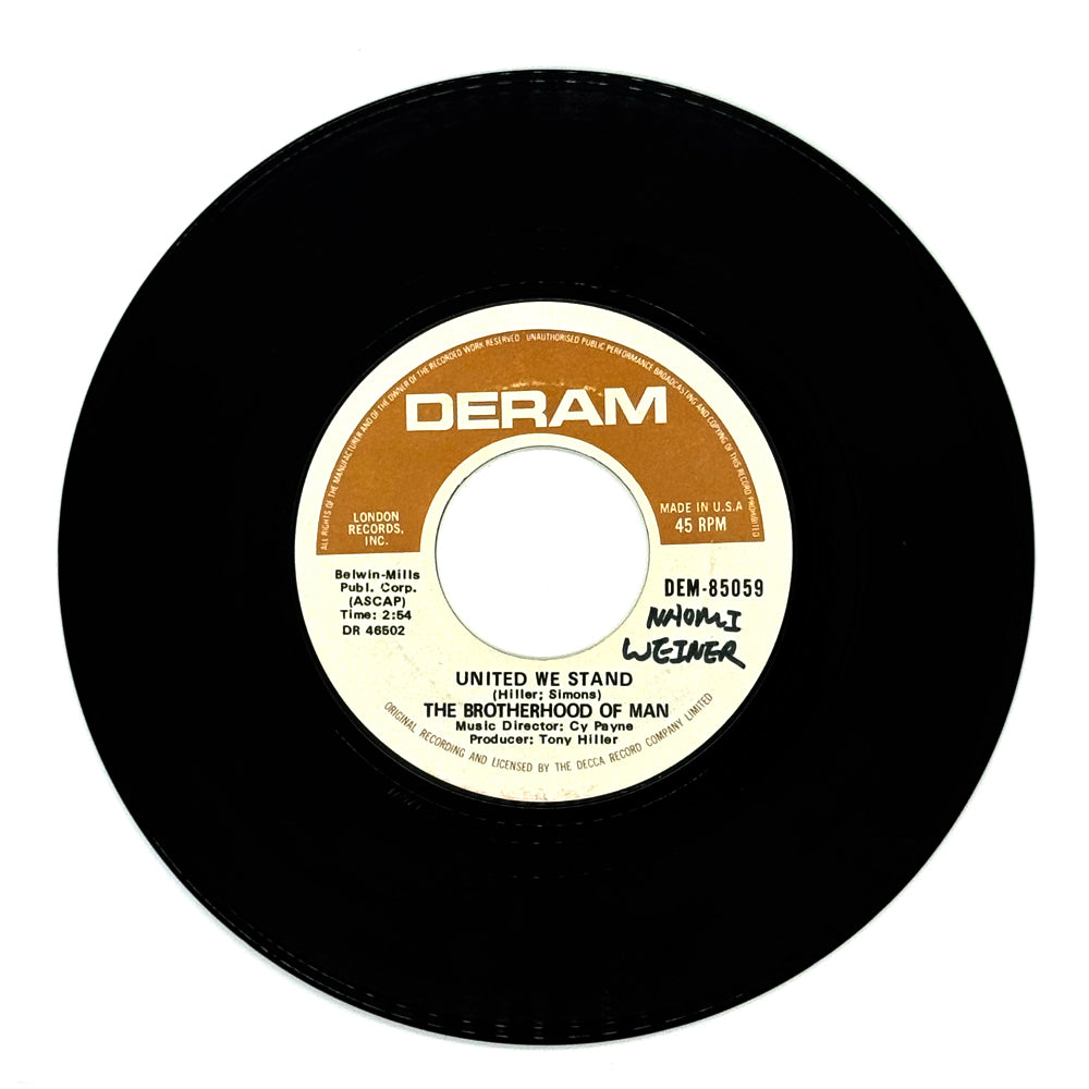 Brotherhood Of Man, The : UNITED WE STAND/ SAY A PRAYER