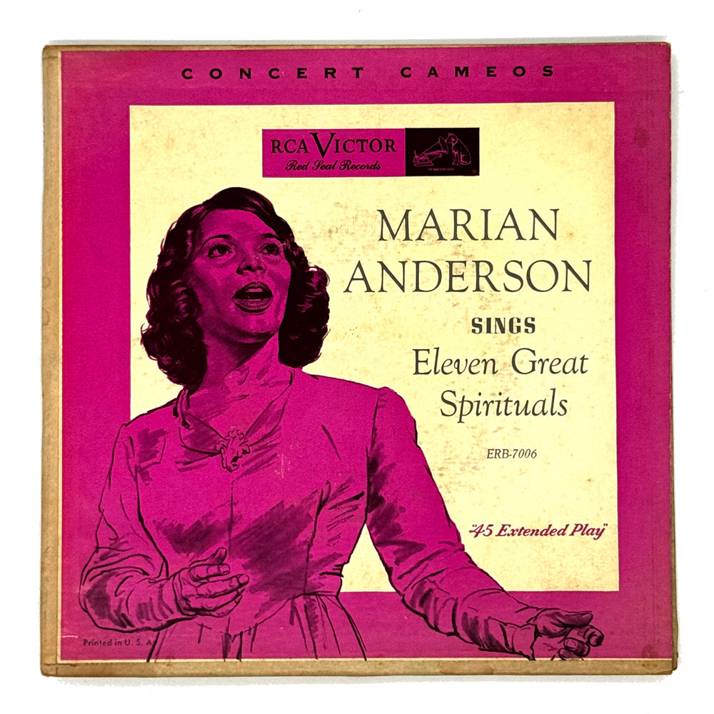 • Marian Anderson : MARIAN ANDERSON SINGS ELEVEN GREAT SPIRITUALS