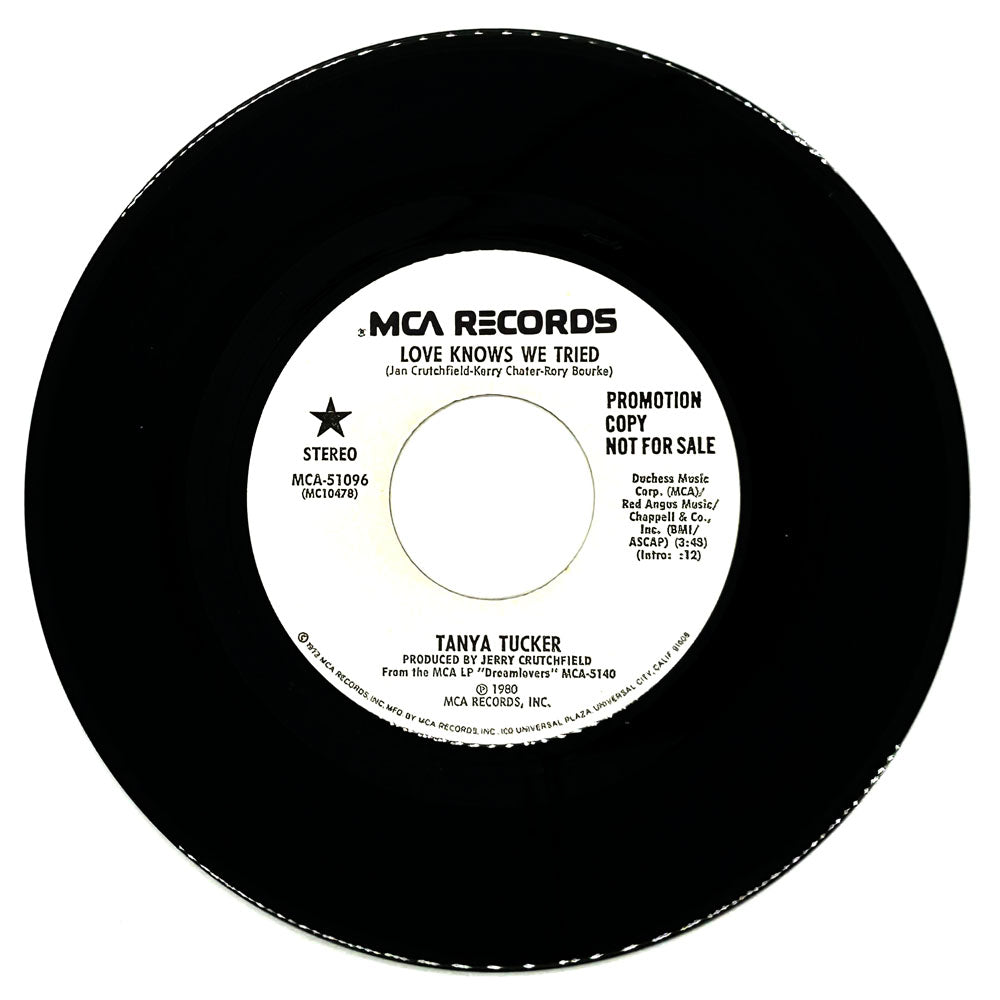 Tanya Tucker : LOVE KNOWS WE TRIED/ LOVE KNOWS WE TRIED