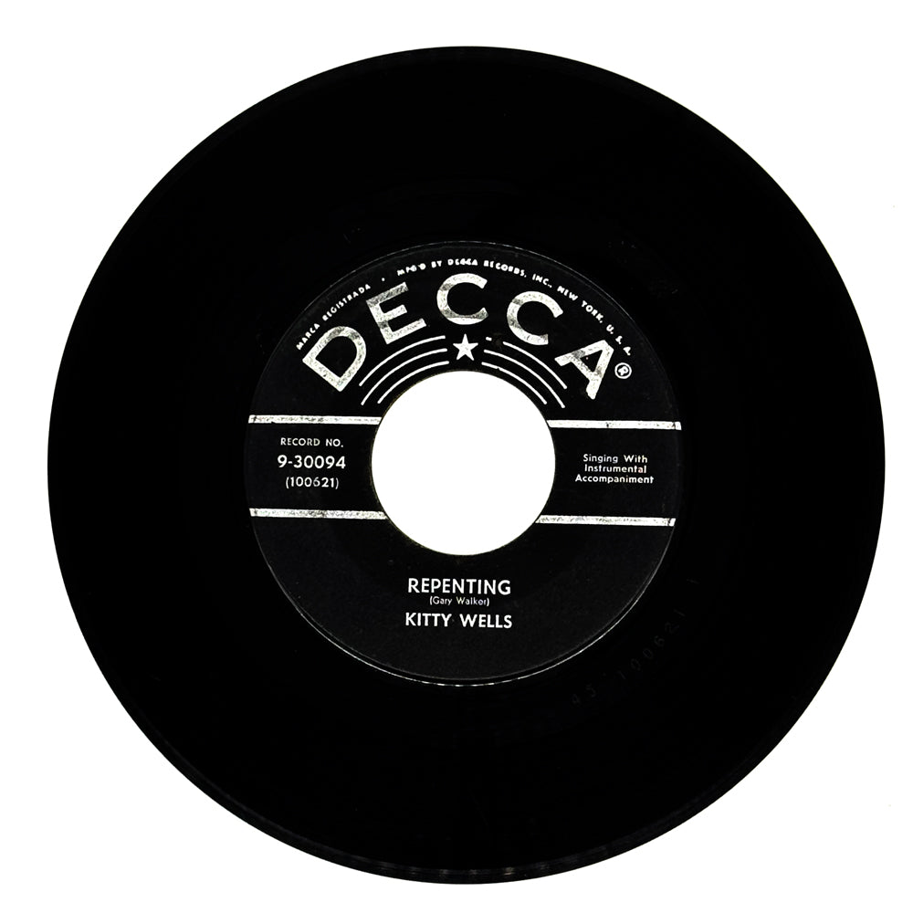 Kitty Wells : REPENTING/ I'M COUNTING ON YOU