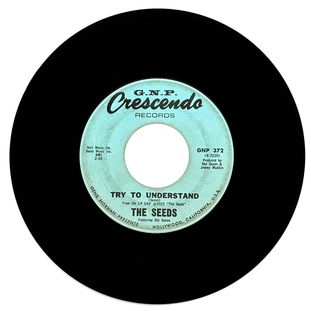 Seeds, The : TRY TO UNDERSTAND/ PUSHIN' TOO HARD