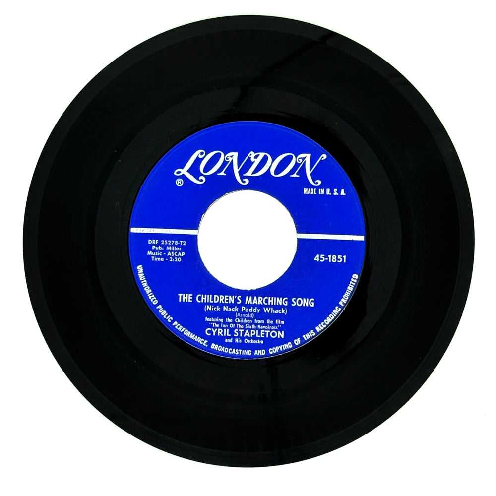 Cyril Stapleton : THE CHILDREN'S MARCHING SONG (NICK NACK PADDY WHACK)/ THEME FROM THE INN OF THE SIXTH HAPPINESS