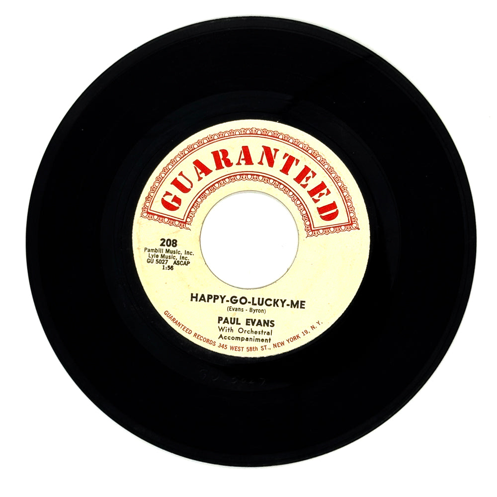 Paul Evans : HAPPY-GO-LUCKY-ME/ FISH IN THE OCEAN (BUM BUM BUM)