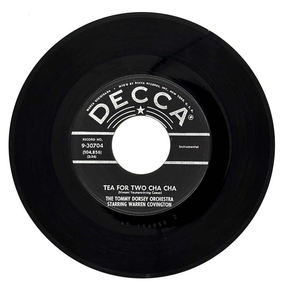 Tommy Dorsey Orchestra, The starring Warren Covington : TEA FOR TWO CHA CHA/ MY BABY JUST CARES FOR ME