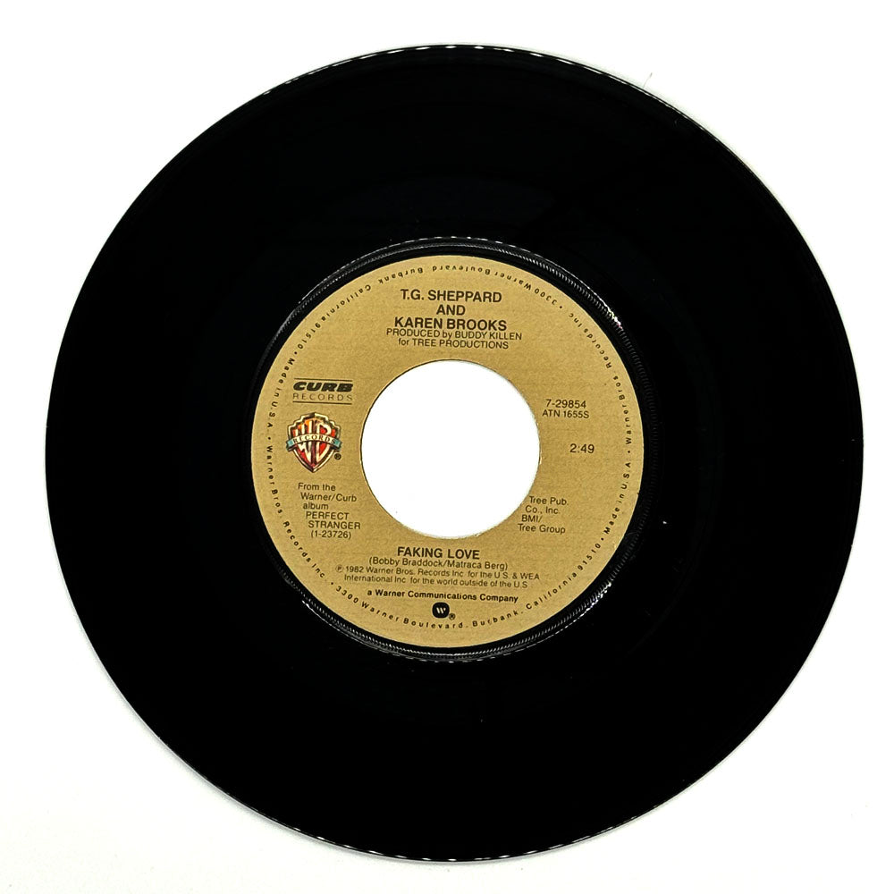T.G. Sheppard and Karen Brooks : FAKING LOVE/ T.G. Sheppard : RENO AND ME