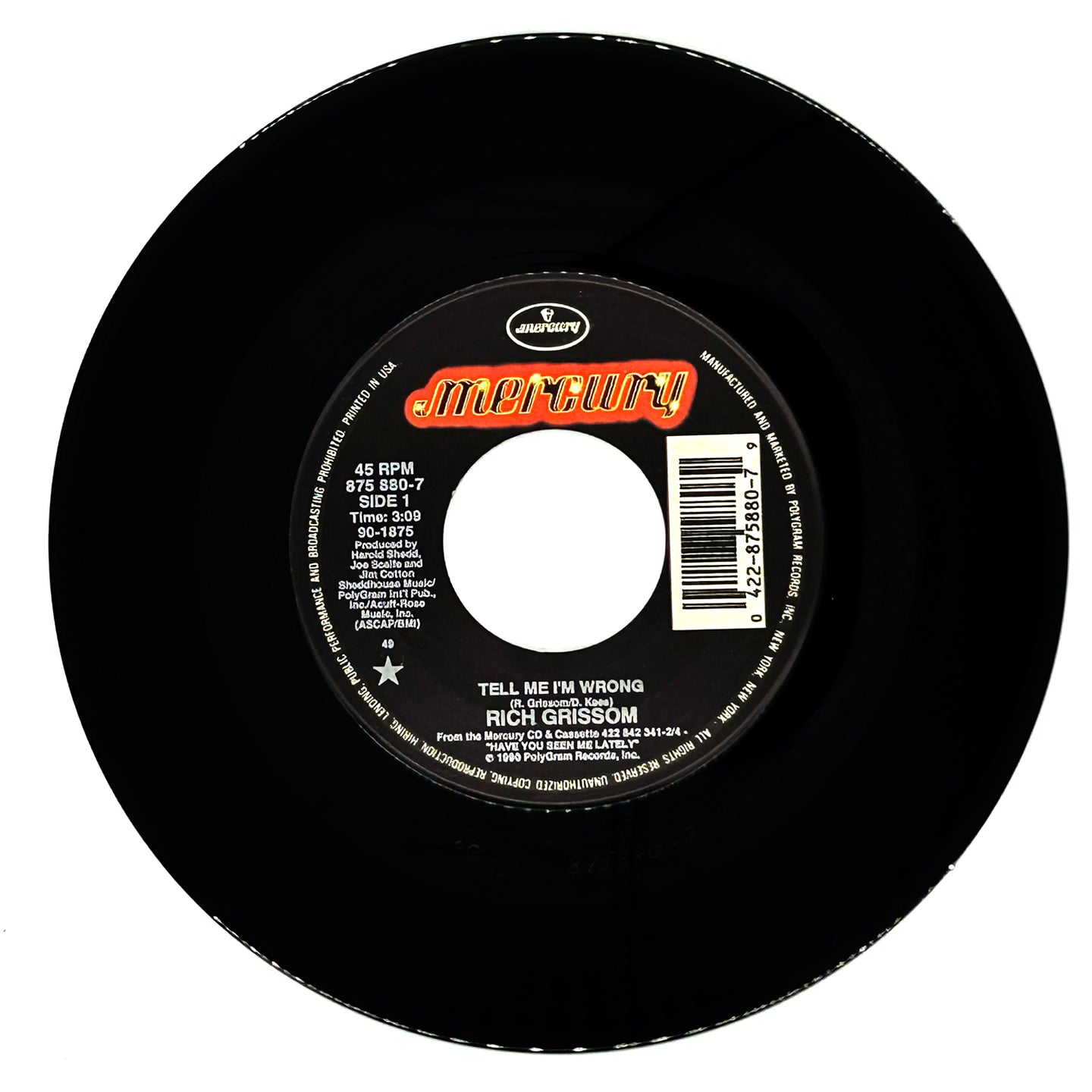 Rich Grissom : TELL ME I'M WRONG/ REMAINS