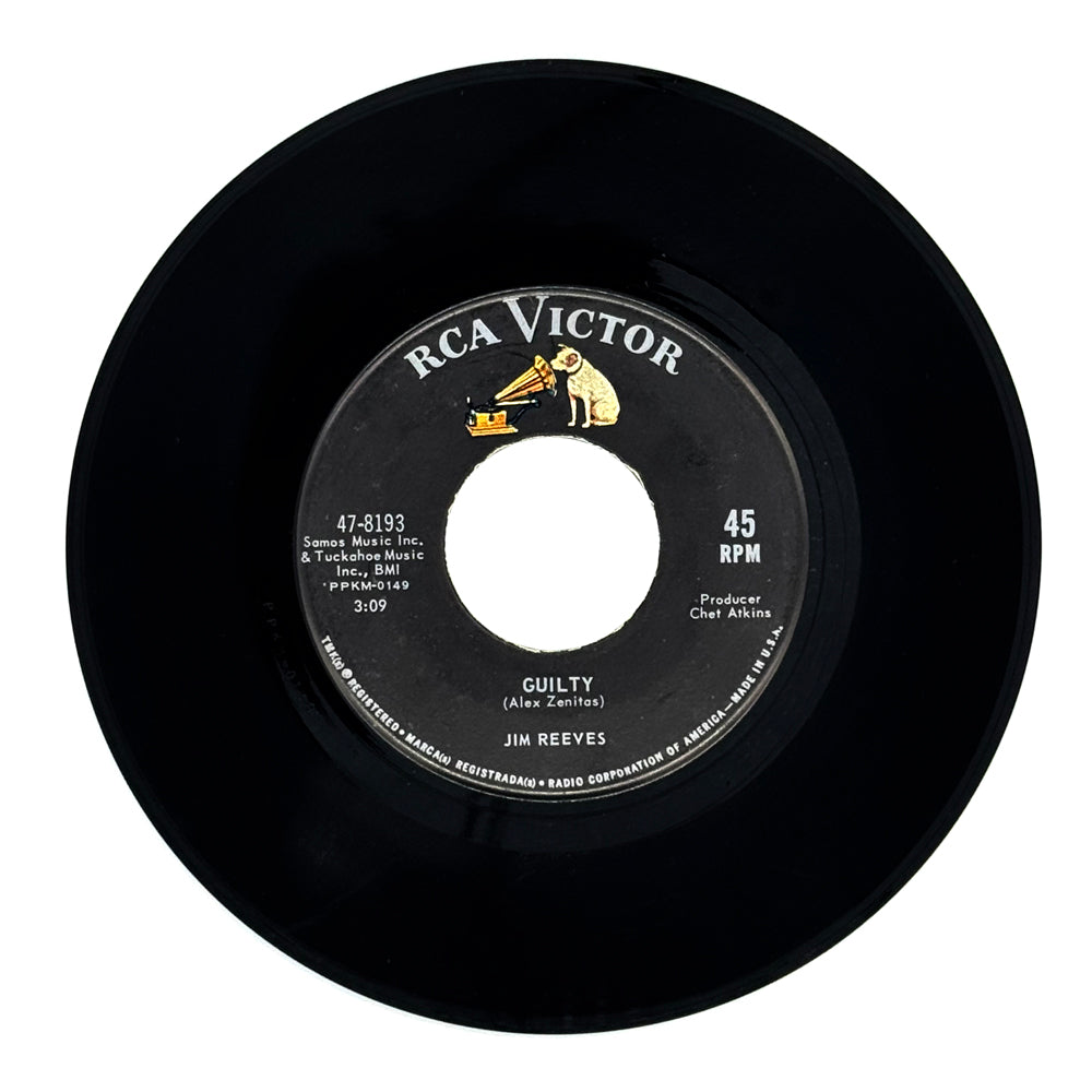 Jim Reeves : GUILTY/ LITTLE OLE YOU