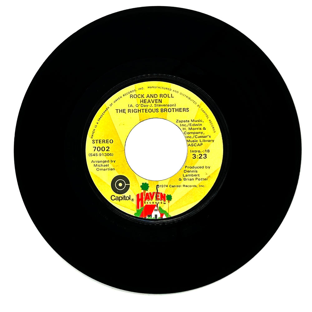 Righteous Brothers, The : ROCK AND ROLL HEAVEN/ I JUST WANNA BE ME