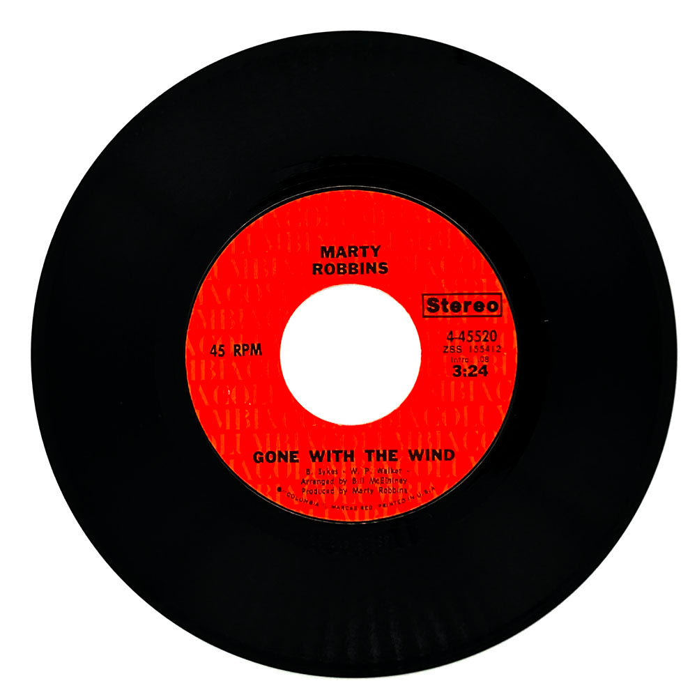 Marty Robbins : GONE WITH THE WIND/ THE PART OF LIVING