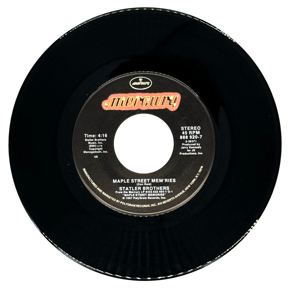 Statler Brothers, The : MAPLE STREET MEM'RIES/ JESUS SHOWED ME SO