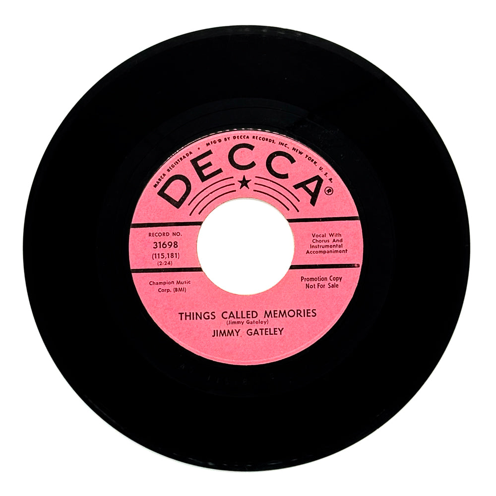 Jimmy Gateley : THINGS CALLED MEMORIES/ MELINDA