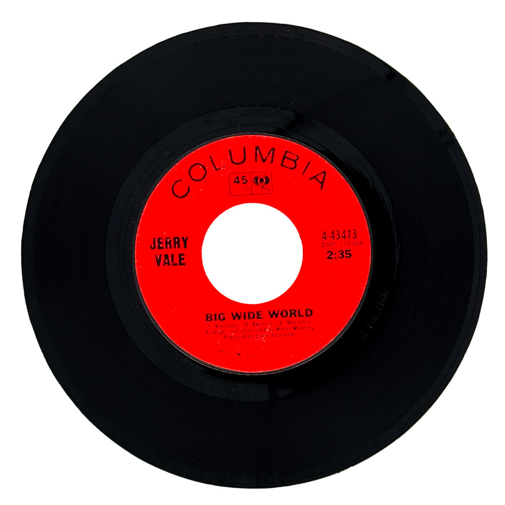 Jerry Vale : BIG WIDE WORLD/ ASHAMED