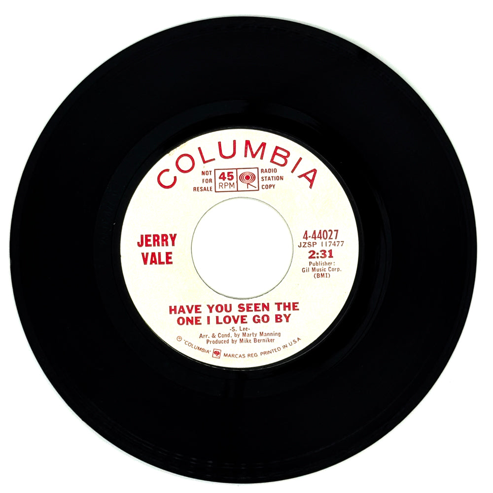 Jerry Vale : HAVE YOU SEEN THE ONE I LOVE GO BY/ SIGNS