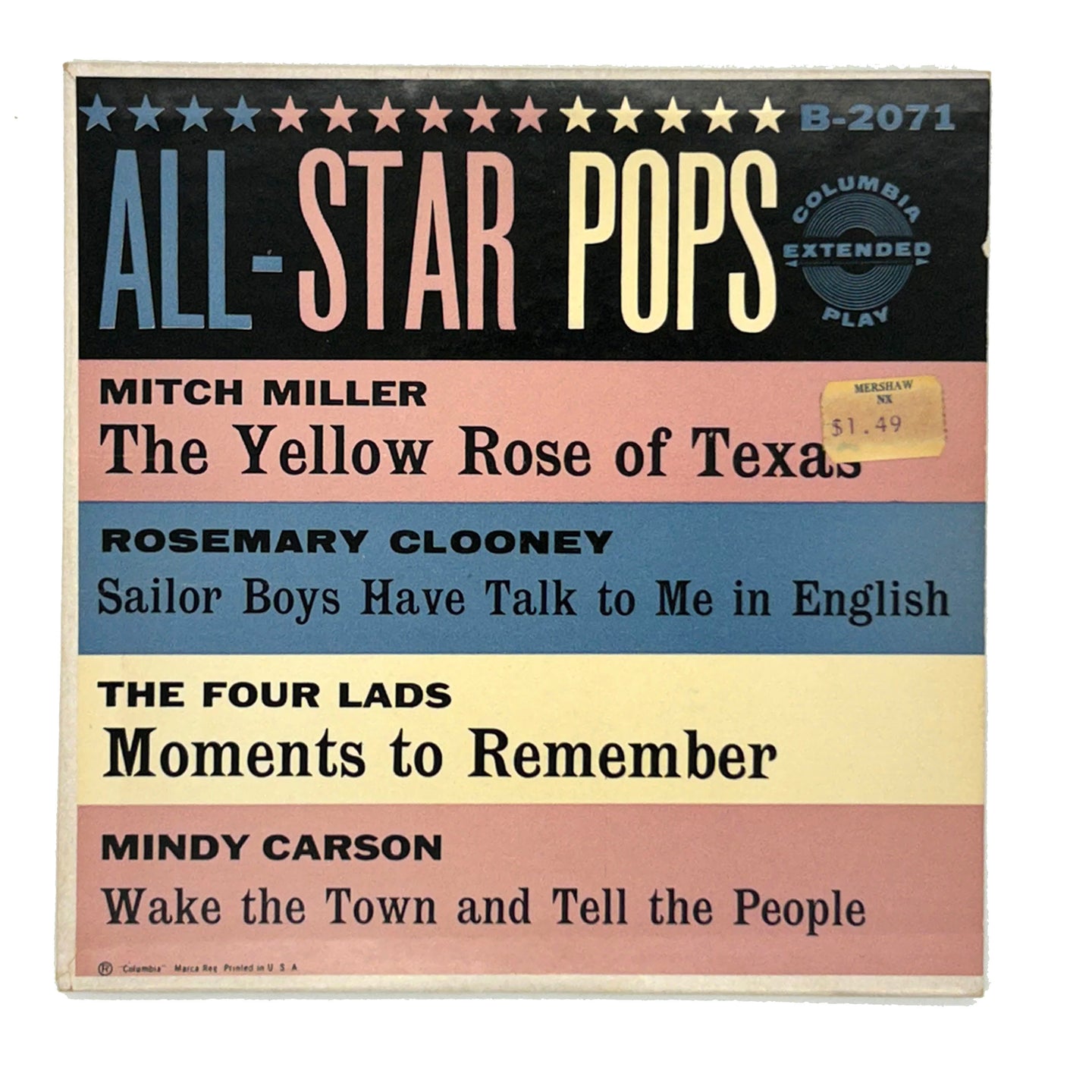 Various Artists : ALL-STAR POPS EP
