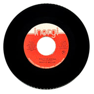 Mary K. Miller : RIGHT OR WRONG/ SMILE ME A SONG