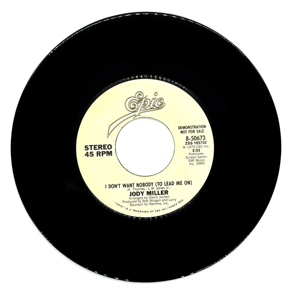 Jody Miller : I DON'T WANT NOBODY (TO LEAD ME ON)/ I DON'T WANT NOBODY (TO LEAD ME ON)