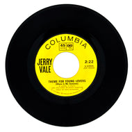 Jerry Vale : THEME FOR YOUNG LOVERS (WHERE IS MY SOMEONE)/ OLD CAPE COD