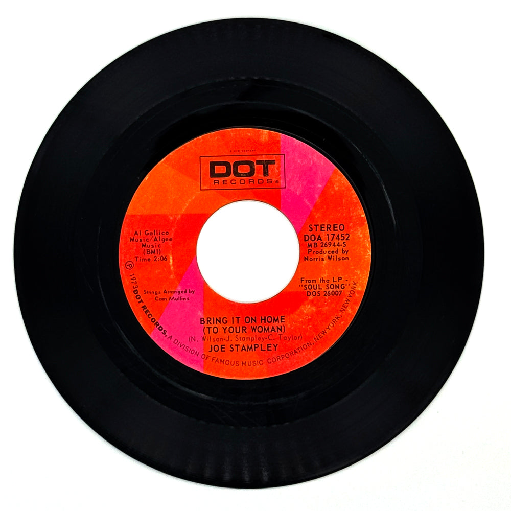 Joe Stampley : BRING IT ON HOME (TO YOUR WOMAN)/ YOU MAKE LIFE EASY