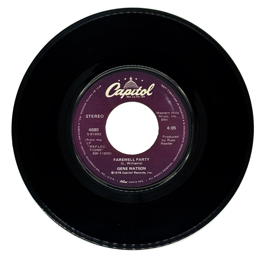 Gene Watson : FAREWELL PARTY/ I DON'T KNOW HOW TO TELL HER (SHE DON'T LOVE ME ANYMORE)