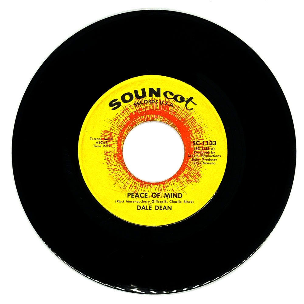 Dale Dean : PEACE OF MIND/ Dale Dean & Vicki King : GOT A LITTLE FEELING