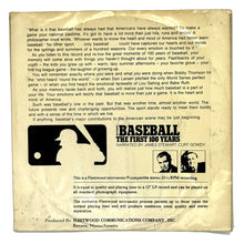 Load image into Gallery viewer, • James Stewart &amp; Curt Gowdy : BASEBALL THE FIRST 100 YEARS
