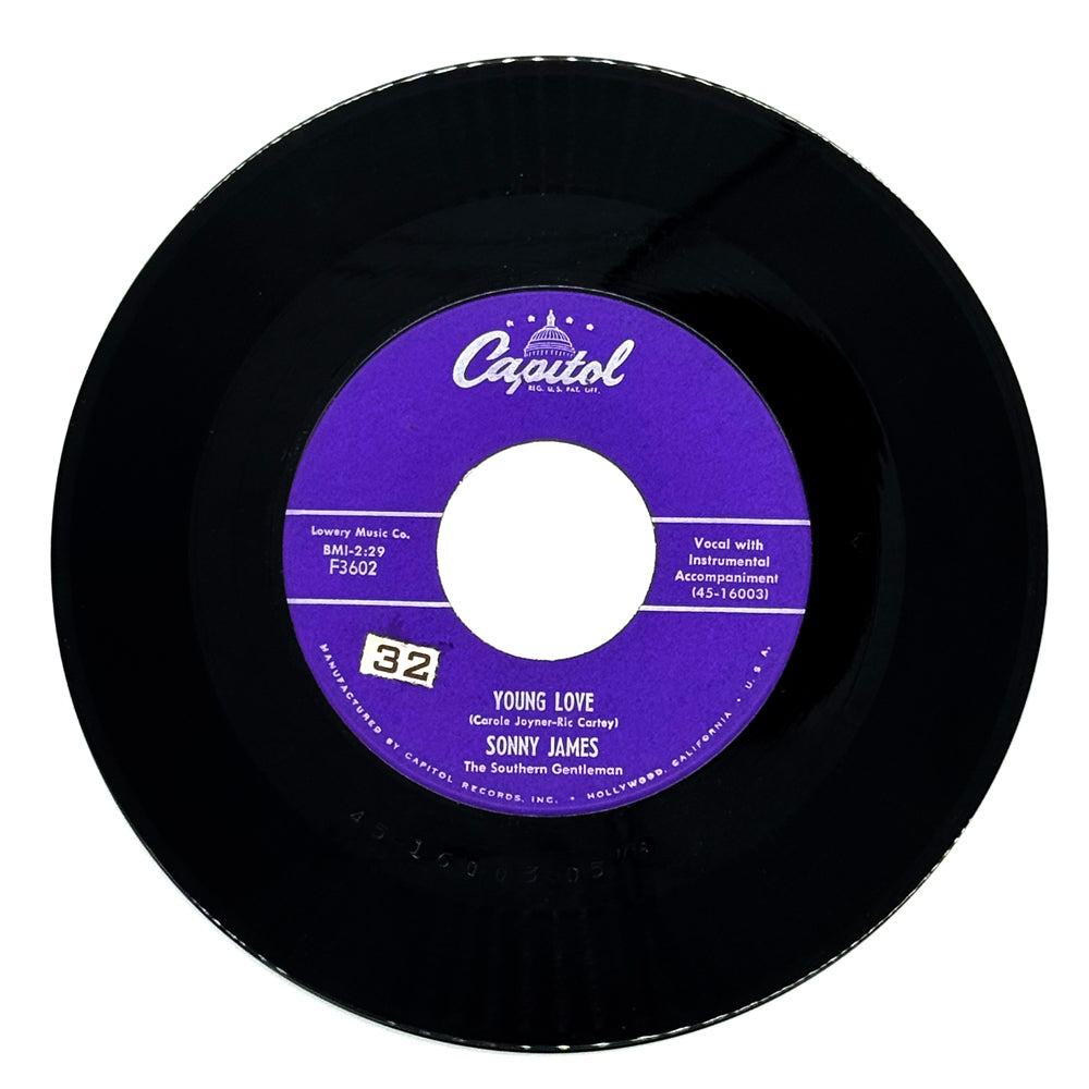 Sonny James : YOUNG LOVE/ YOU'RE THE REASON I'M IN LOVE