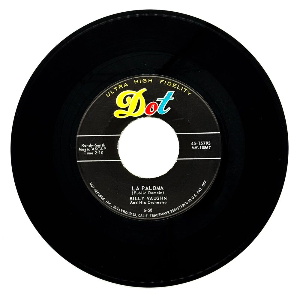 Billy Vaughn : LA PALOMA/ HERE IS MY LOVE