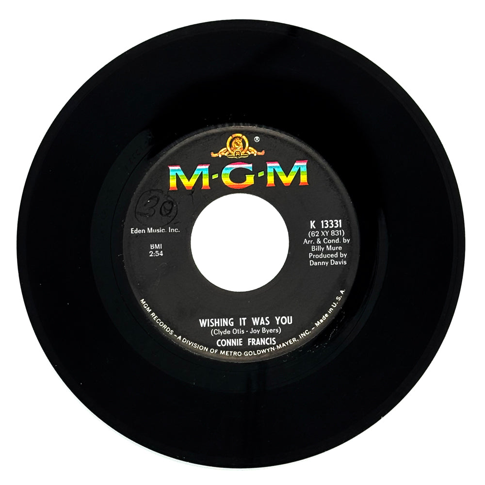 Connie Francis : WISHING IT WAS YOU/ YOU'RE MINE (JUST WHEN YOU'RE LONELY)