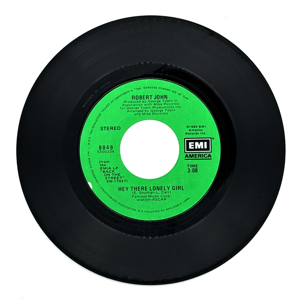 Robert John : HEY THERE LONELY GIRL/ YOU COULD HAVE TOLD ME