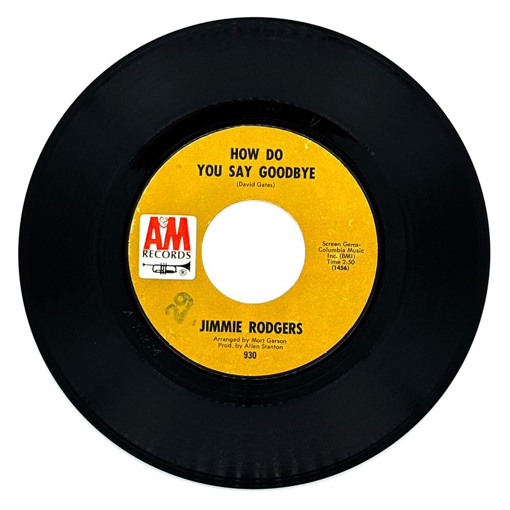 Jimmie Rodgers : HOW DO YOU SAY GOODBYE/ I WANNA BE FREE