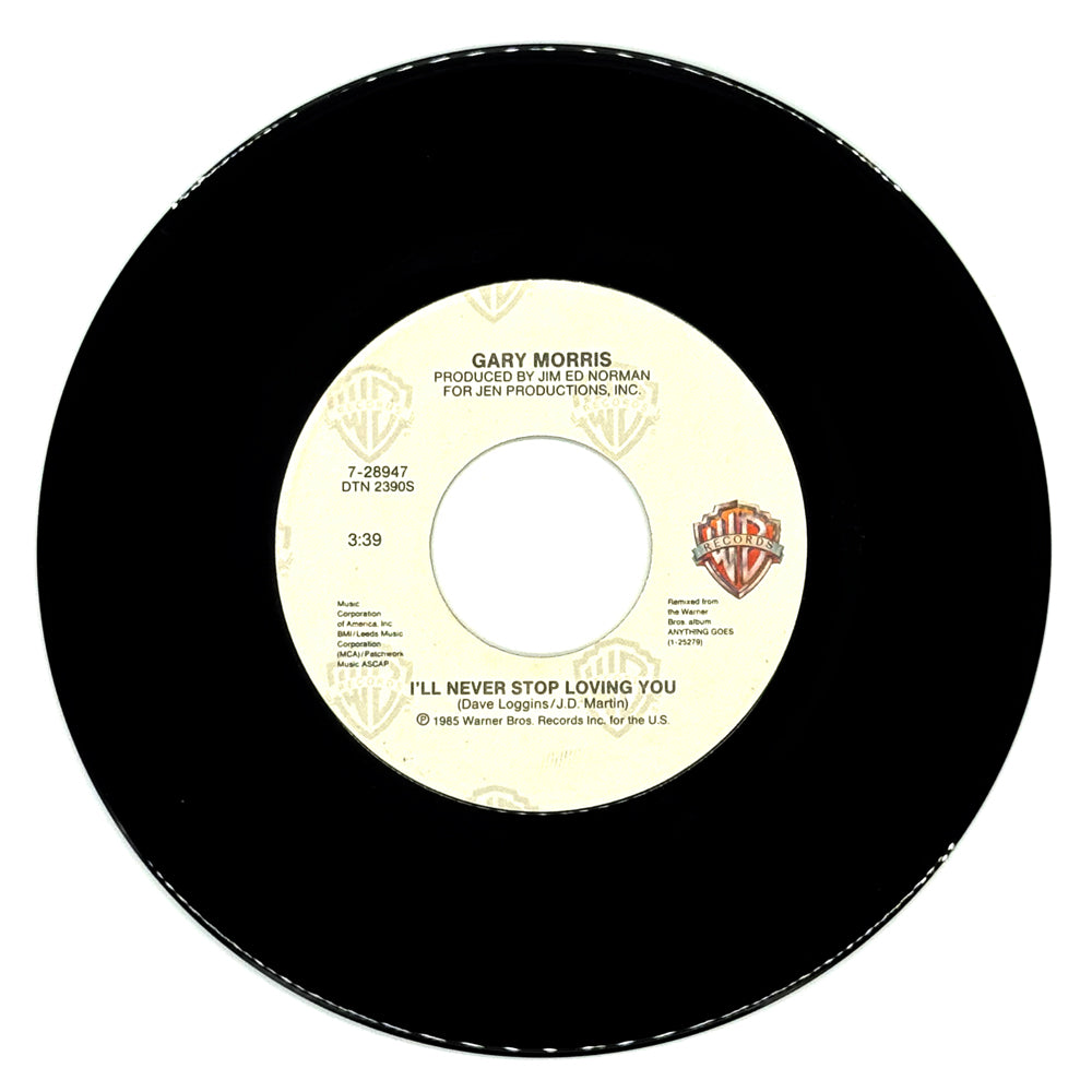 Gary Morris : I'LL NEVER STOP LOVING YOU/ HEAVEN'S HELL WITHOUT YOU