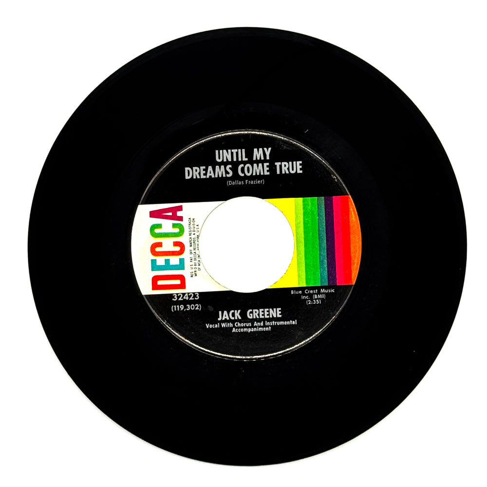 Jack Greene : UNTIL MY DREAMS COME TRUE/ WE'LL TRY A LITTLE BIT HARDER