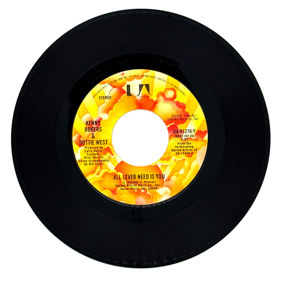 Kenny Rogers & Dottie West : ALL I EVER NEED IS YOU/ (HEY WON'T YOU PLAY) ANOTHER SOMEBODY DONE SOMEBODY WRONG SONG