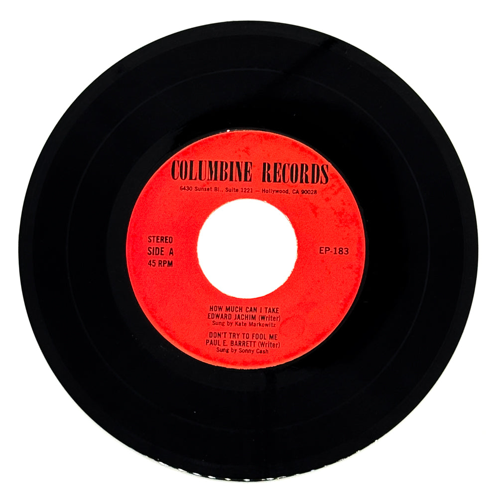 Kate Mrkowitz : HOW MUCH CAN I TAKE/Sonny Cash : DON'T TRY TO FOOL ME/ Kay Weaver : I USED TO LOVE YOU/ John Muir : THE WESTERN STAR