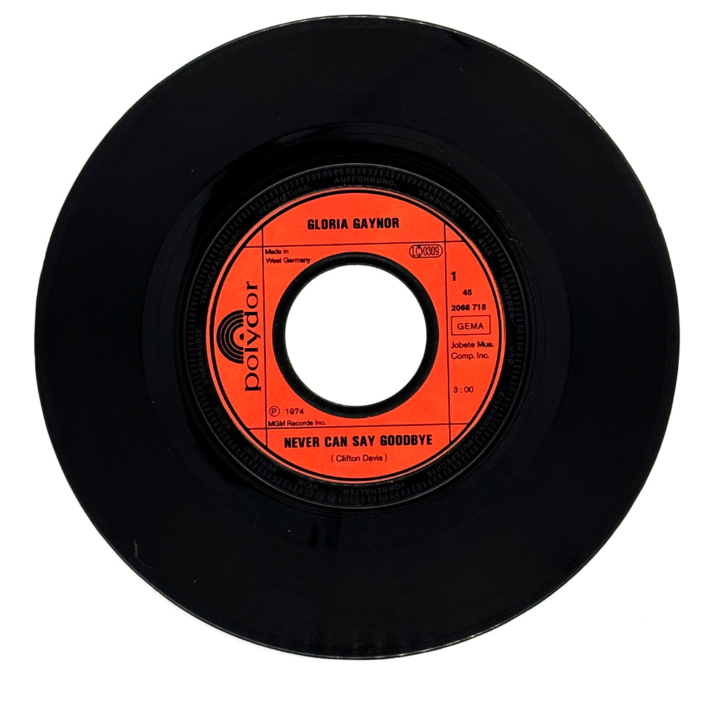 Gloria Gaynor : NEVER CAN SAY GOODBYE/ REACH OUT (I'LL BE THERE)
