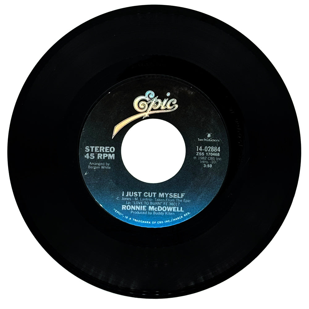 Ronnie McDowell : I JUST CUT MYSELF/ WORLD'S GREATEST LOVER