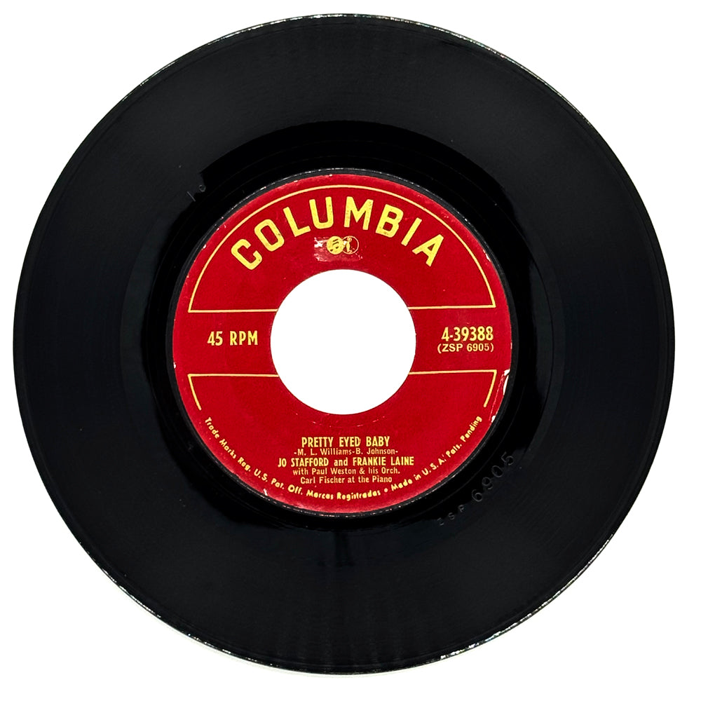 Jo Stafford and Frankie Laine : PRETTY EYED BABY/ THAT'S THE ONE FOR ME
